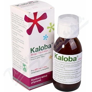 KALOBA 20 MG/7,5 ML SIRUP POR SIR 100ML