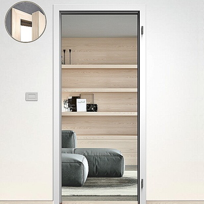 Sapeli zárubňa Normal Komfort pre dvere 80cm Ľ CPL biela hladká