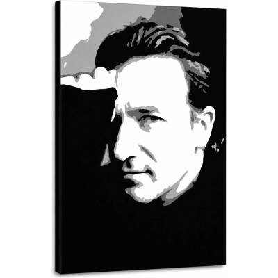 Ručne maľovaný POP Art obraz Bono-U2 - 30x40 cm