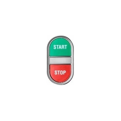 Lovato Electric Control Button 22mm Double Green/Red Illuminated Indoor Self Back Without Adapter LPCBL7133