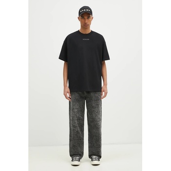 KSUBI Памучна тениска KSUBI Sott Ekcess в черно с изчистен дизайн MPS25TE028 (MPS25TE028)