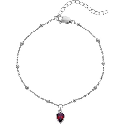 Hot Diamonds Strieborný náramok pre ženy narodené v júli Silver Whisper SWB031