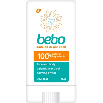 Бебо Слънцезащитен SOS минерален стик Бебо - SPF 50 +, 15 g (1683129)
