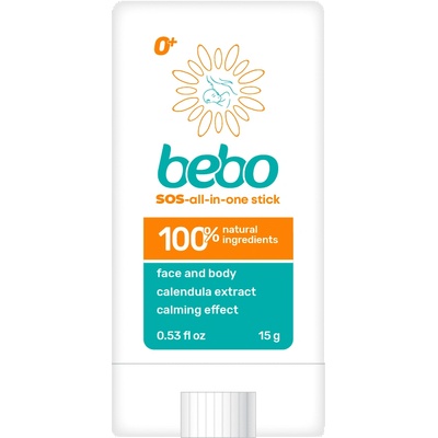Бебо Слънцезащитен SOS минерален стик Бебо - SPF 50 +, 15 g (1683129)