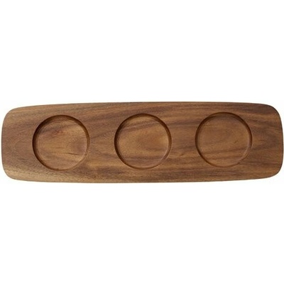 Villeroy & Boch Artesano Original dřevěný podnos pro 3 misky na dip, 30 x 9 cm 10-4130-8059