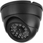  Ip-fc009 - фалшива, бутафорна, имитираща куполна камера с подсветка за видеонаблюдение (ip-fc009)