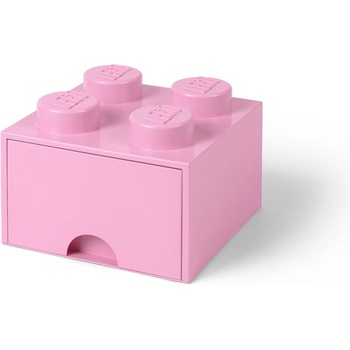 LEGO® Светлорозова квадратна кутия за съхранение - lego® (40051738)
