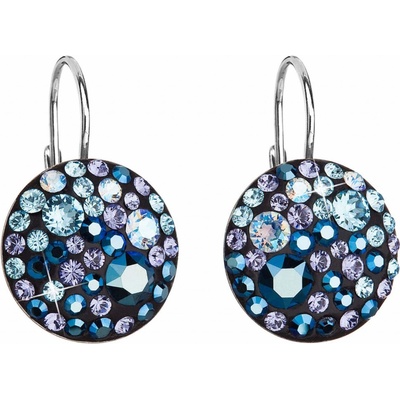Pavona stříbrné s krystaly Crystals from Swarovski Magic Rose 31176.3 Magic Rose