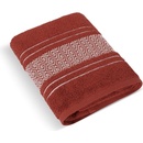 Bellatex Osuška Froté Mozaika tmavo terra, 70 x 140 cm