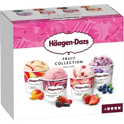 Häagen-Dazs Variácie smotanových zmrzlín 4 x 95 ml (326 g)
