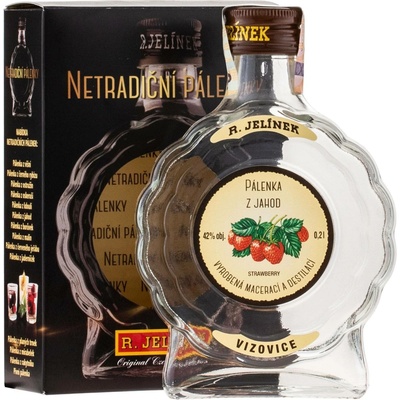 R. Jelínek Pálenka z jahod 42% 0,2 l (karton)