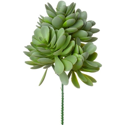 Umělý zápich echeveria zelená – ø 6 cm, 19 cm