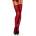 Beauty Night Fashion Фини червени 7/8 чорапи Romance cherryBN6543-SALE - Червен, размер L/XL