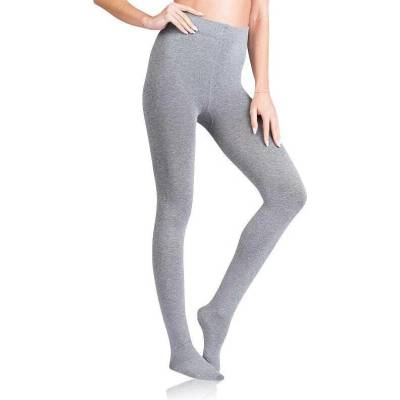 Bellinda Neprůhledné punčochové kalhoty FLEECE COTTON 100 DEN šedá