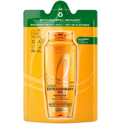 Elseve Extraordinary Oil Nourishing Shampoo 250 ml подхранващ шампоан за суха коса пълнител за жени