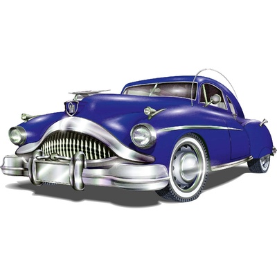 DIMEX ART Флизелинов фототапет ретро синя кола ii. 375 x 250 см