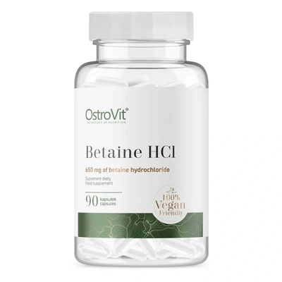 OstroVit Betaine HCl 650 mg, 90 capsules