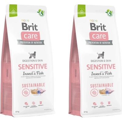Brit Care Sustainable Sensitive Insect & Fish 2 x 12 kg