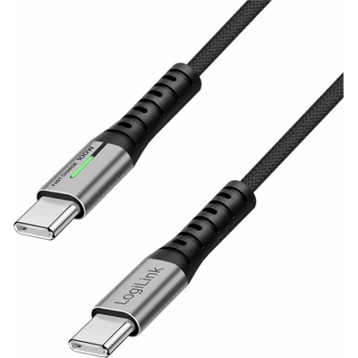Logilink CU0431 USB 3.2 Gen 2x2 USB C vidlice z obou stran 0,5m černý