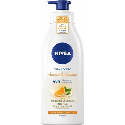Nivea Orange Flower & Avocado Hydratační tělové mléko 500 ml