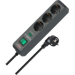 brennenstuhl Разклонител Brennenstuhl - Eco-Line Power Strip, 3 гнезда, 1.5 m, черен (1158820315)