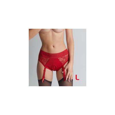 Lovely Planet Колан за strap-on (харнес) бельо Diva, червен - L (P25710)