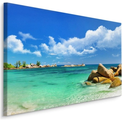 Plátno Pláž Na Seychelách Varianta: 70x50