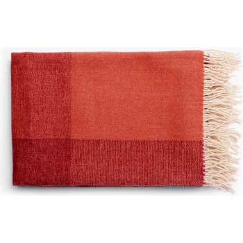 tre Карирано одеяло Blend Throw червено-бяло (BT151RW)