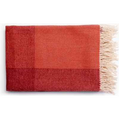 tre Карирано одеяло Blend Throw червено-бяло (BT151RW)