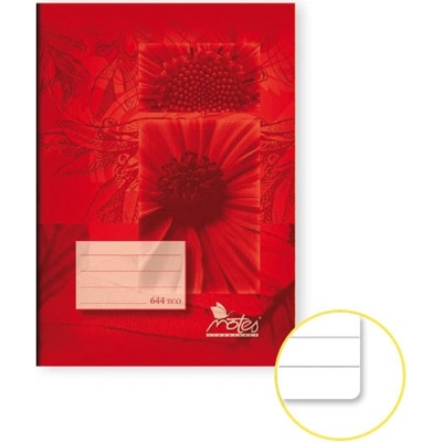 Notes sešit Eco 644 A6 linka 8 mm