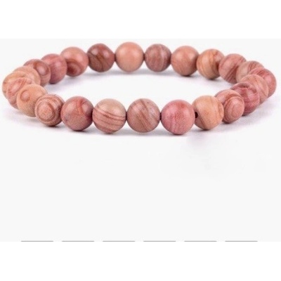 MP náramek fuchsiový design Dřevěný jaspis MP1219