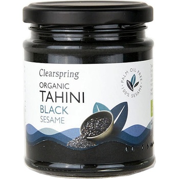 Clearspring Tahini 100% sézamová pasta z čierneho sezamu 170 g