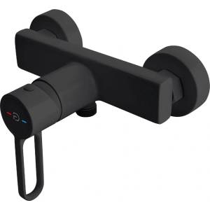 FDesign Едноръкохватков смесител за душ FDesign Zaffiro, матово черен (FD1-ZFR-7-22)