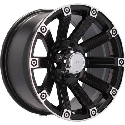 RACING LINE Y0210 8,5x17 6x139,7 ET0 black half mat