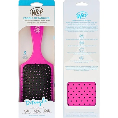 Wet Brush Paddle Detangler Четка за коса Pink