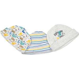 Cangaroo Шапки за новородено Cangaroo - Kay, 3 бр. , сини (107965) - baby