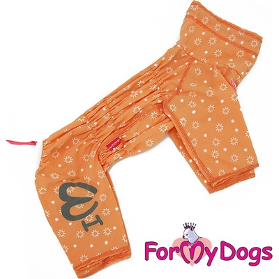 FOR MY DOGS Overal pro fenky DUSTER ORANGE