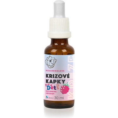 Bachove kvapky pre deti s malinovou príchuťou 30 ml