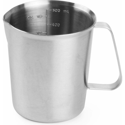 HENDI Odměrka ocelová, HENDI, 0,5L, ⌀90x(H)105mm