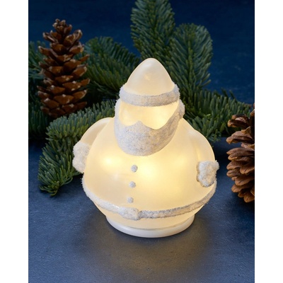 Sirius Skleněný svítící Santa Claus 12,5 cm