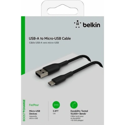 Belkin CAB007BT1MBK microUSB, 1m, černý