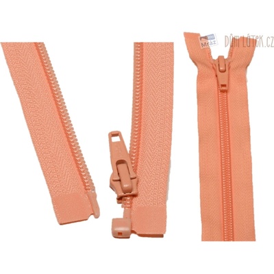 YKK Zips špirálový deliteľný lososový 45 cm