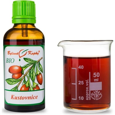 Bylinné kapky BIO Kustovnice goji tinktura 50 ml