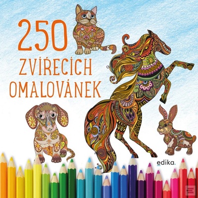250 zvířecích omalovánek Edika