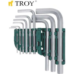 TROY Комплект шестограмни ключове 9бр. / troy 26201 / (t 26201)