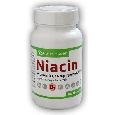 Nutri House Vitamin B3 Niacín 100 tabliet