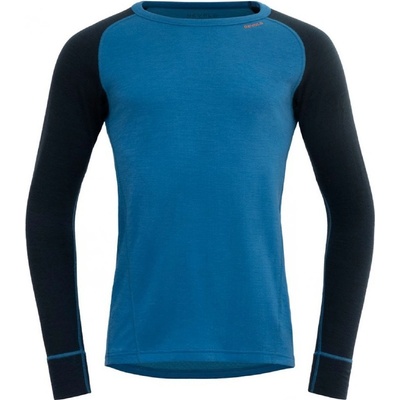 Devold Pánské merino triko Duo Active 205 Shirt Man blue/ink – Zboží Dáma