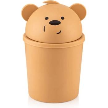 Qlux IDEAS IRIS L-00586 Кошче за боклук Hippo 1, 5 л, слонова кост или кафяво (L-00586)
