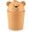 Qlux IDEAS IRIS L-00586 Кошче за боклук Hippo 1, 5 л, слонова кост или кафяво (L-00586)