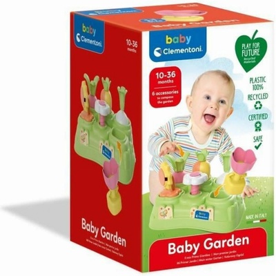 Clementoni Baby Play For Future vkládačka barevná zahrada